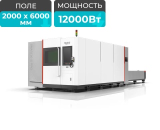 Высокомощный оптоволоконный лазерный станок SMART 6020 PRO/12000 Raycus