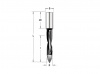 Сверло Delta-Tools присадочное сквозное 8x10x70 mm Правое