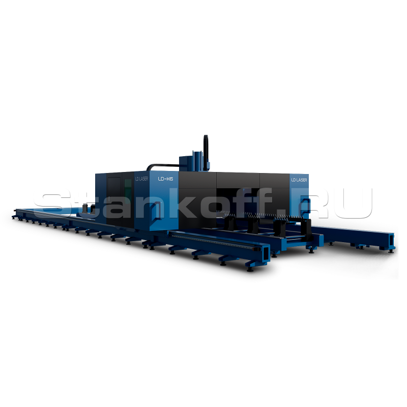 Оптоволоконный лазерный станок для резки двутавровой балки LD H6-12/12000