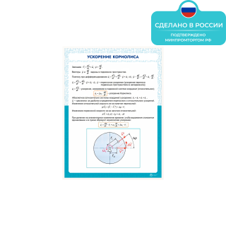 Информационный стенд «Ускорение Кориолиса» ST0121