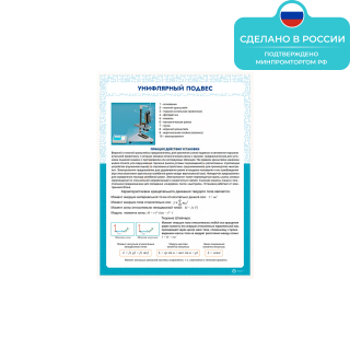 Информационный стенд «Унифилярный подвес» ST0105