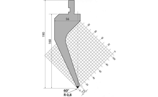 Пуансон R1 классический P.190.60.R08.415