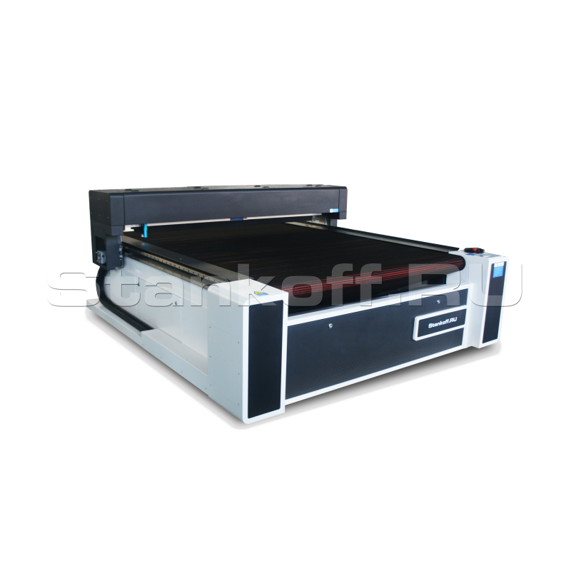 Лазерный станок CO2 с конвейерным столом JW1616-M7CP/180W