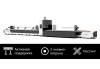 Оптоволоконный труборез с сервостолом и активной поддержкой труб XTC-TP240/6000 Raycus Servo 12+12