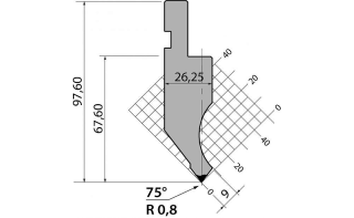 Пуансон P.97.75.R08.415