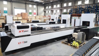 Оптоволоконный лазерный станок для резки труб XTC-T360/2000 Raycus