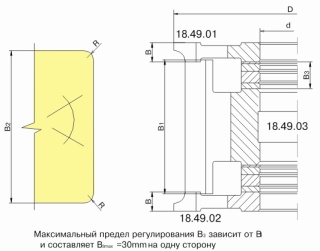 Фрезы для обработки бруса ДФ-18.49