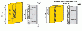Фрезы для поперечного сращивания (06.01.XX, 06.02.01, 06.04.01., 06.05.XX, 06.03.00, 06.06.XX, 06.07.01, 06.07.02)