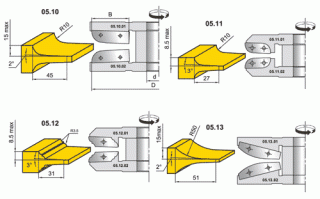 Фрезы для профилирования филенок (05.1X.XX)
