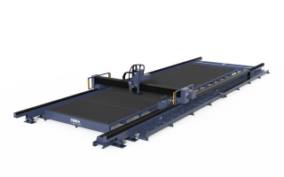 Оптоволоконный лазерный станок по металлу LD-14035S/20000 Raycus