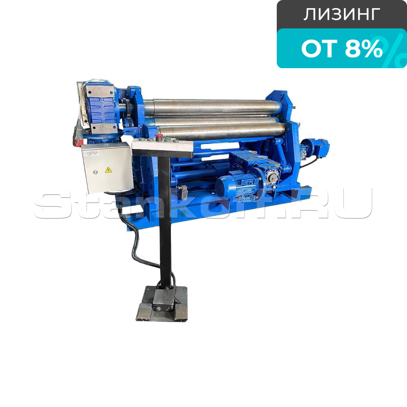 Четырехвалковый вальцовочный электромеханический станок ВСЛ-Э4-1300х6