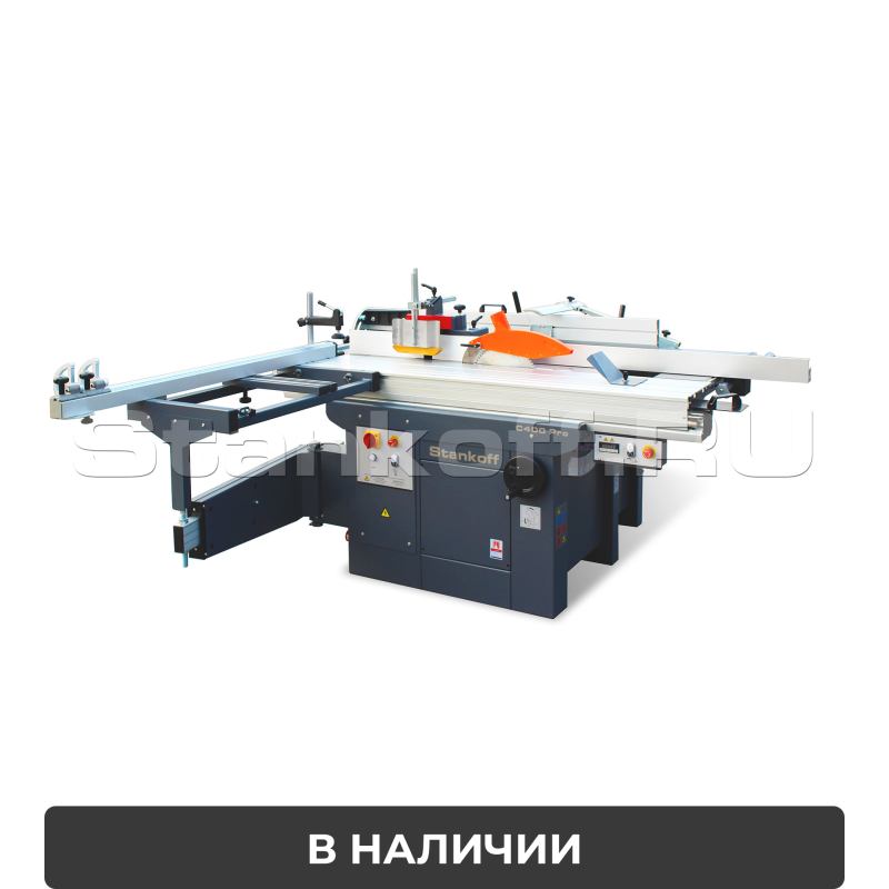 Комбинированный станок C400 PRO XL Spiral с шейперным валом и кареткой 3000 мм