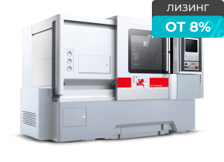 Токарный станок с наклонной станиной KTL62D