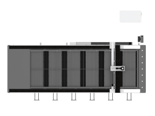 Оптоволоконный лазерный станок для резки металла XTC-2040W/12000 Raycus