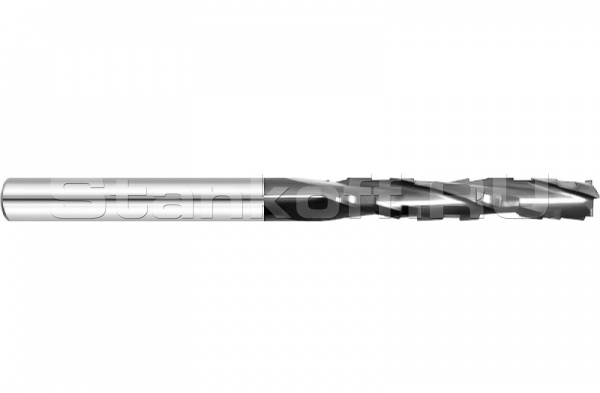 Фреза спиральная трехзаходная с чистовым стружколомом K3MDRX422 с покрытием ALTiN