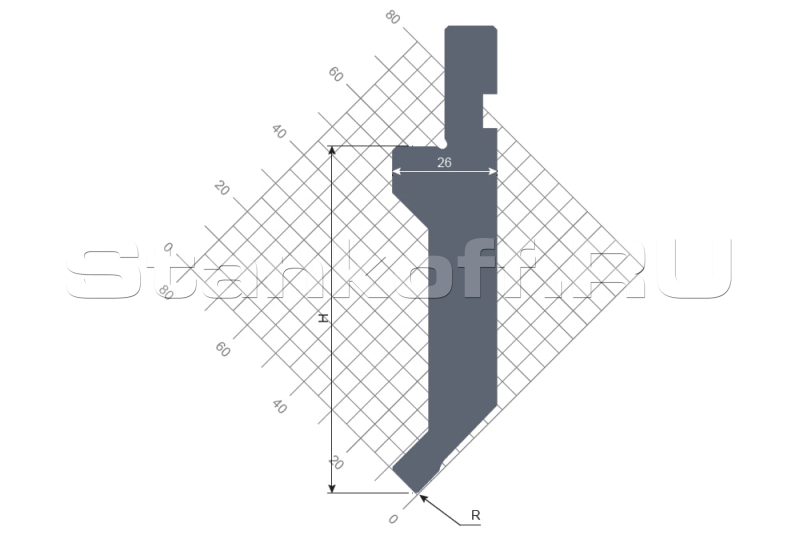 Пуансон STP 125 88 R0.8 415