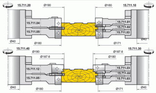 Комплект фрез для профилирования паркета (15.711.00)