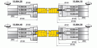 Комплект фрез для профилирования паркета и паркет-доски (15.894.00)