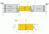 Комплект фрез для профилирования паркета (S=4мм) на 4-х стороннем станке (15.11.00)