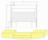 Комплект фрез для выборки пазов поперек волокон в брусе ДФ-18.25