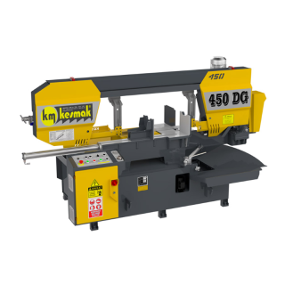 Полувтоматический ленточнопильный станок с поворотной пильной рамой KMY DG 450