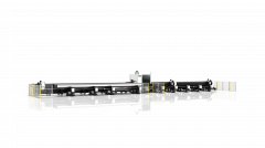 Оптоволоконный лазерный труборез с 4-мя патронами и системой полуавтоматической загрузки OR-TZ 12050/6000 Raycus