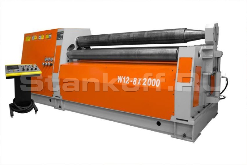 Вальцовочный станок гидравлический W12-8х2000