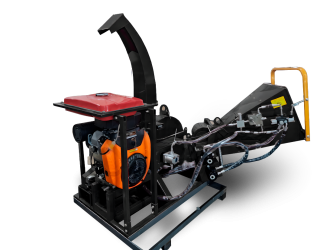 Бензиновый измельчитель древесины с гидравлической подачей BX-37B