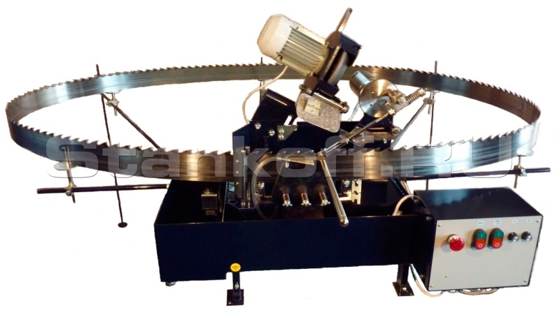 Профильный боразоновый заточной станок для ленточных пил ПЗСЛ80/100