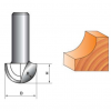 Фреза фасонная сферическая галтельная для станка с ЧПУ NYDD620