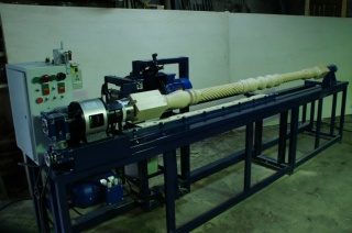 Станок токарно-фрезерный с копиром для производства витых каннелюр ТФС 1550М с доп секцией