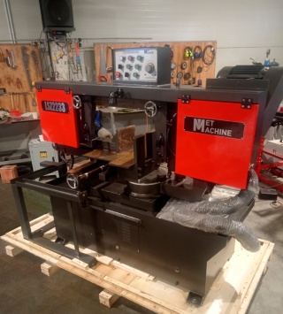 Полуавтоматический ленточнопильный станок  с поворотной рамой MetMachine LSZ2233-0000T0