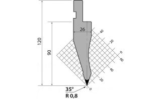 Пуансон P.120.35.R08.795s