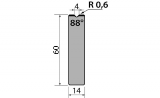 Матрица R1 одноручьевая быстросъемная AMR60.04.805s