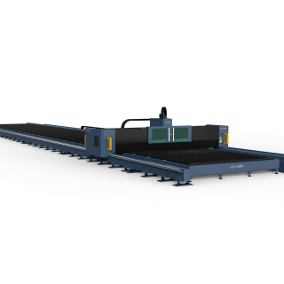 Оптоволоконный лазерный станок по металлу LD-13026C/20000 Raycus с защитной кабиной