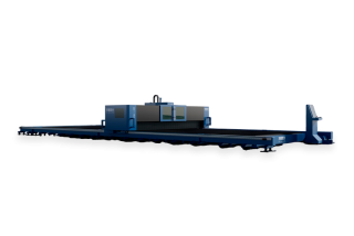 Оптоволоконный лазерный станок по металлу LD-13026C/20000 Raycus с защитной кабиной