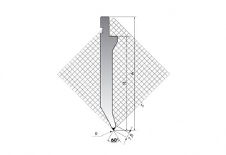 Пуансоны для листогибочных прессов серии TOP.175.60.R2