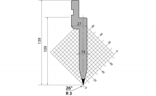 Пуансоны R1 серии PU.117.26.R3