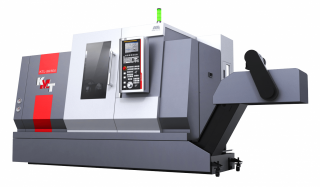 Токарный станок с наклонной станиной KTL-S 56 C (угол наклона станины 45°)