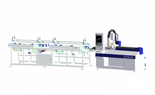 Высокоскоростные лазерные труборезы с пневмозахватом и полуавтоматической погрузкой серии LPC-B4-CF