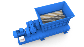 Универсальные промышленные шредеры для пластика, древесины, бумаги, стекла серии ШДП-мини