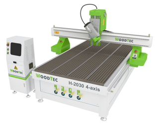 Фрезерно-гравировальные станки с ЧПУ Woodtec серии H 4-AXIS