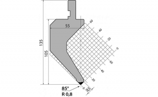 Пуансоны серии P.135.85.R08