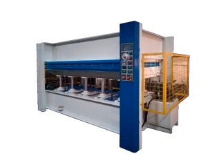 Горячие прессы для мебельных плит cо столом серии GH