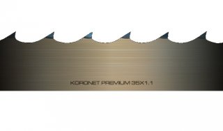 Ленточные пилы для бревнопильных станков серии KORONET PREMIUM