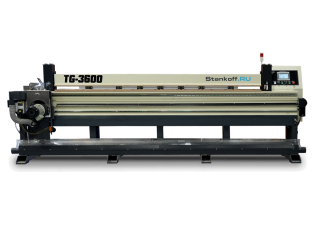 Станки для пиления и прифуговки шпона серии TG