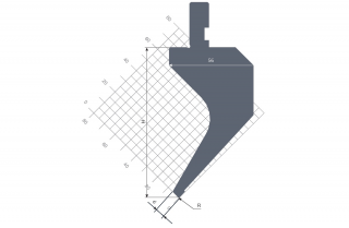 Пуансоны гибочные серии BFH 453 85 R0.6