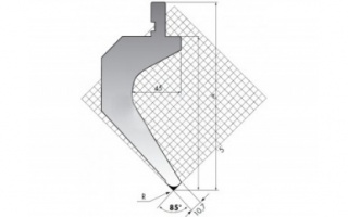 Пуансоны для листогибочных прессов серии TOP.175.85.R2